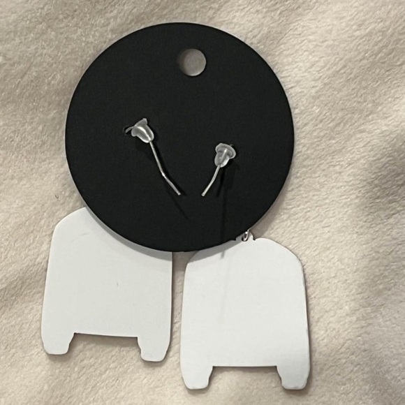 It’s Way Too Peoplely Outside Handcrafted Earrings - Picture 3 of 3